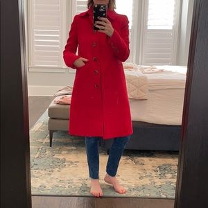 J Crew double cloth coat